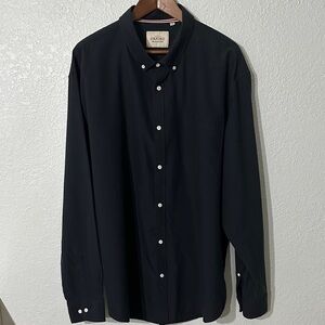 Oxford Classic Navy/Black Button-Down Shirt 3XL
